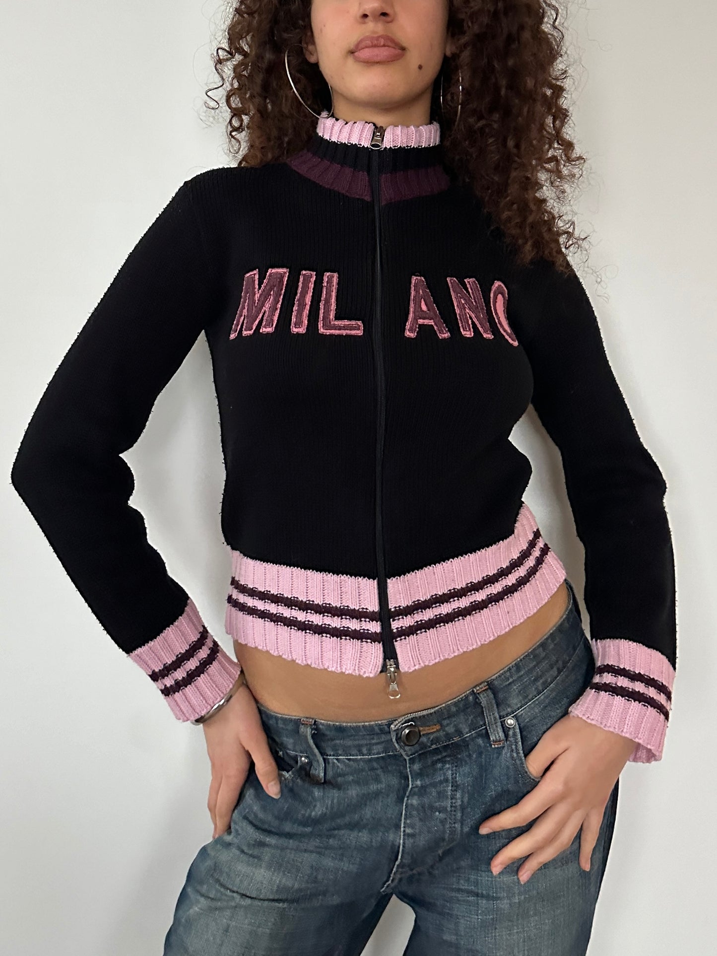 "MILANO" DUAL ZIP KNIT ◦ SIZE S