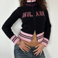 "MILANO" DUAL ZIP KNIT ◦ SIZE S