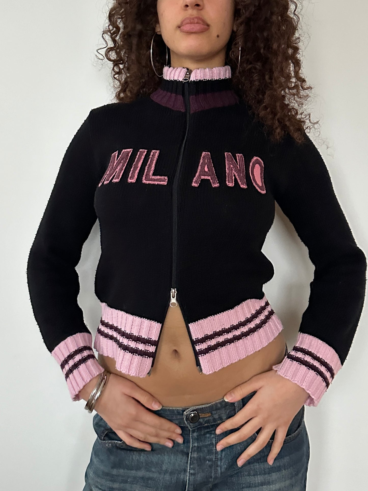 "MILANO" DUAL ZIP KNIT ◦ SIZE S