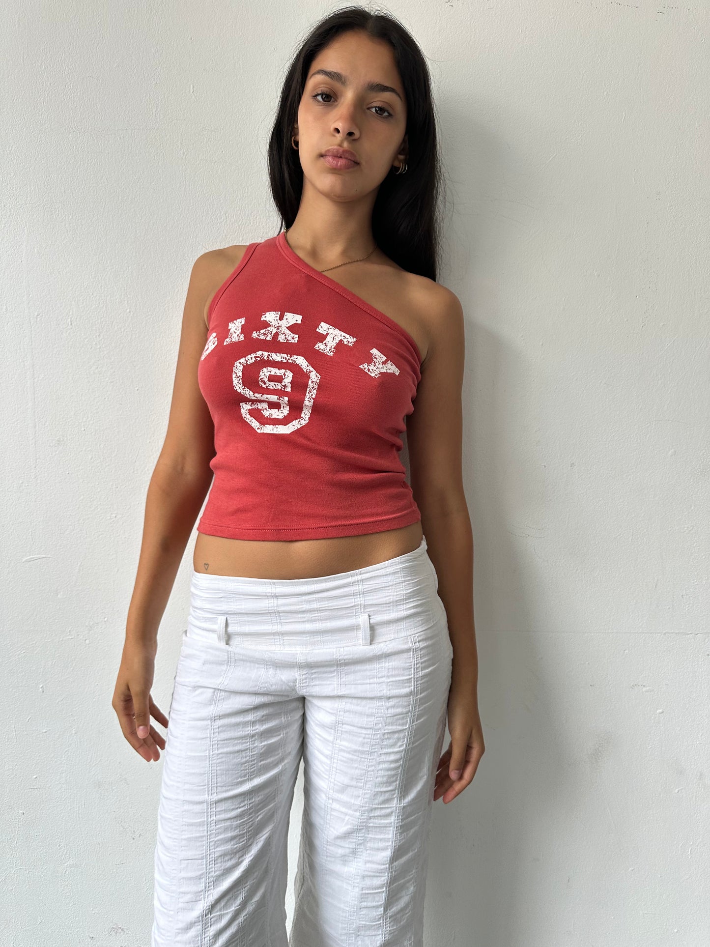 00's One Shoulder Top ∙ SIZE XS