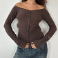 OFF SHOULDER SLOUCHY KNIT ◦ SIZE S