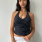 90's Ruched Halter Top ∙ SIZE S