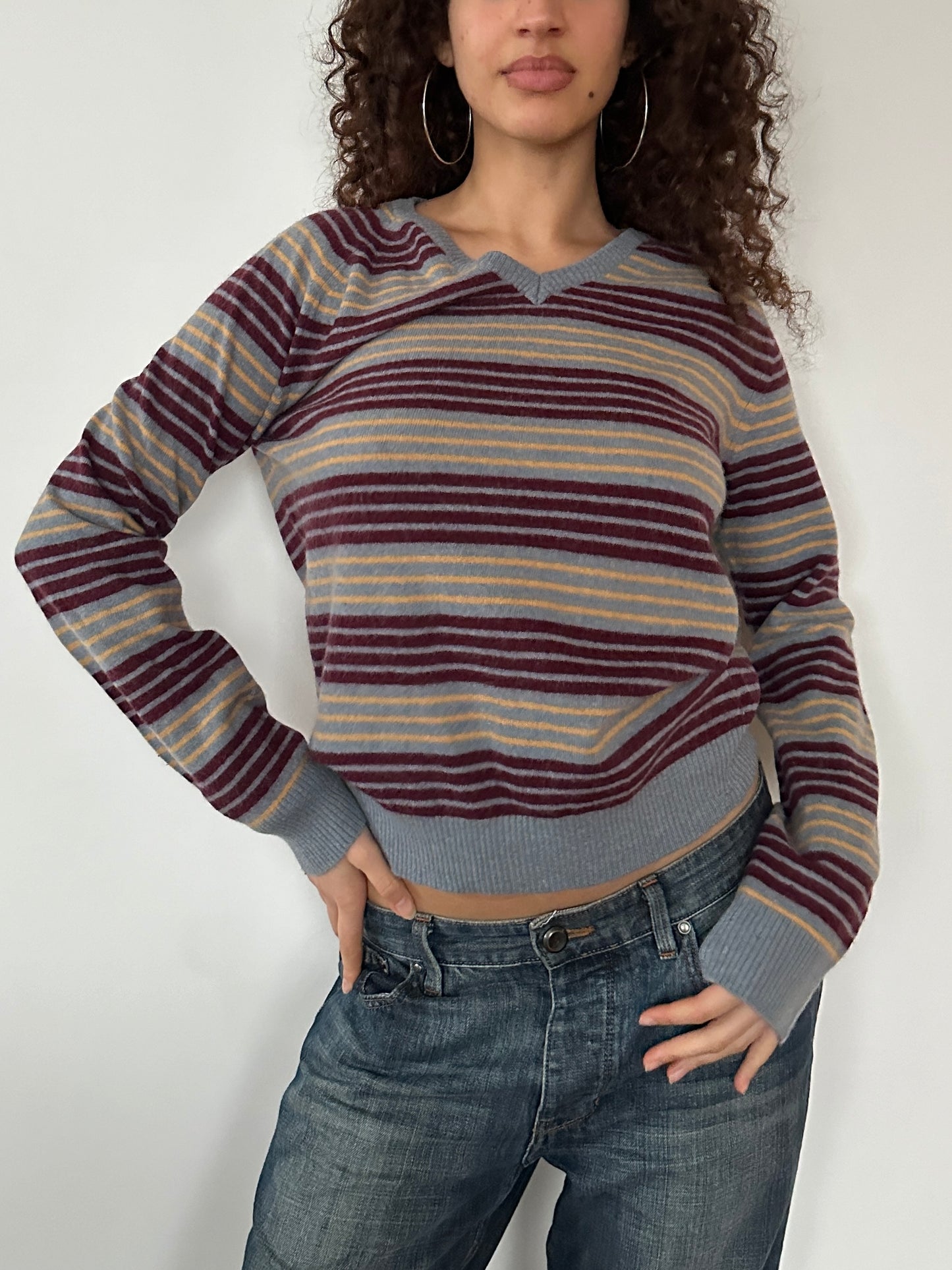 D&G SLOUCHY STRIPED KNIT ◦ SIZE S