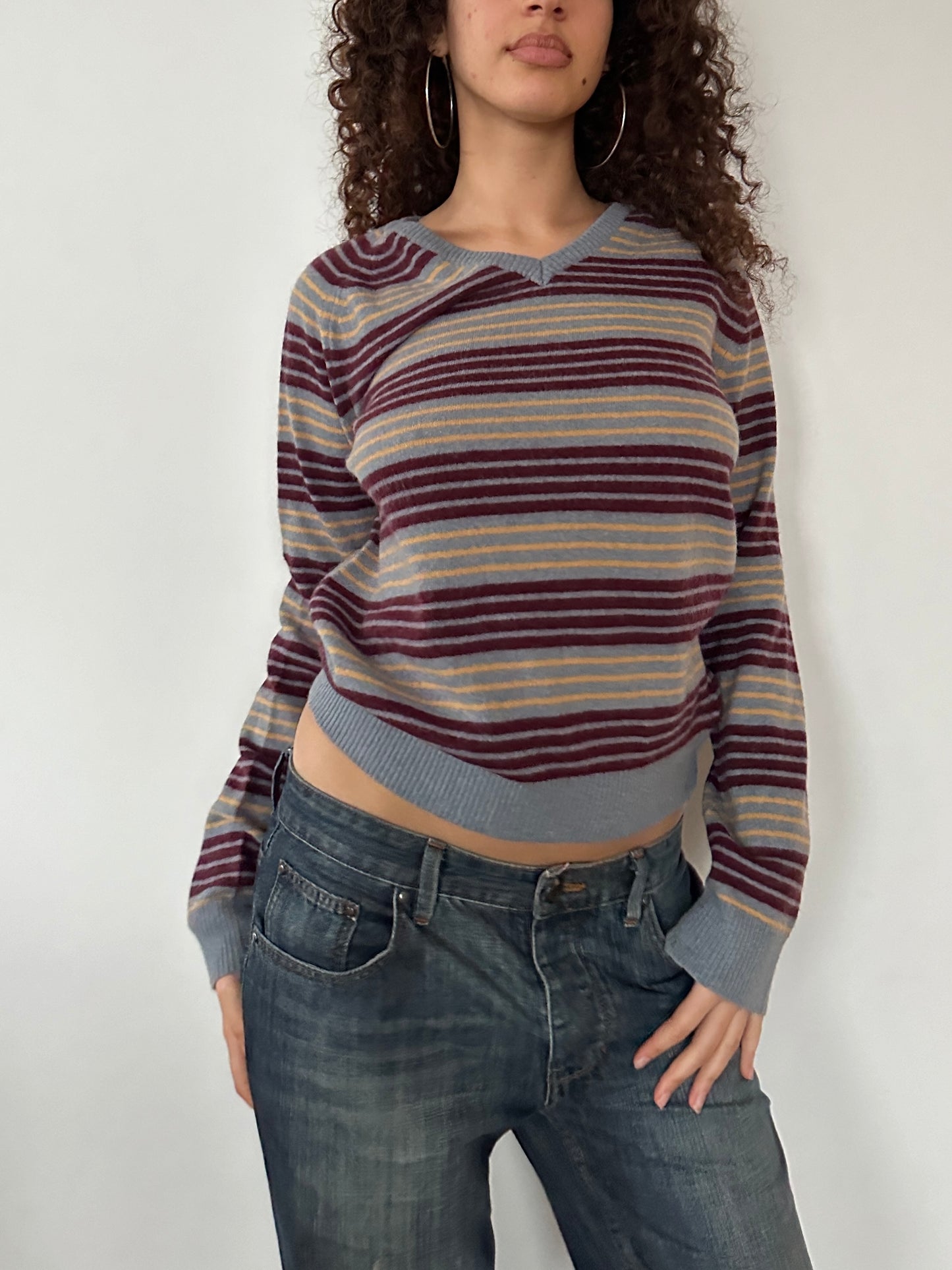 D&G SLOUCHY STRIPED KNIT ◦ SIZE S