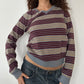 D&G SLOUCHY STRIPED KNIT ◦ SIZE S