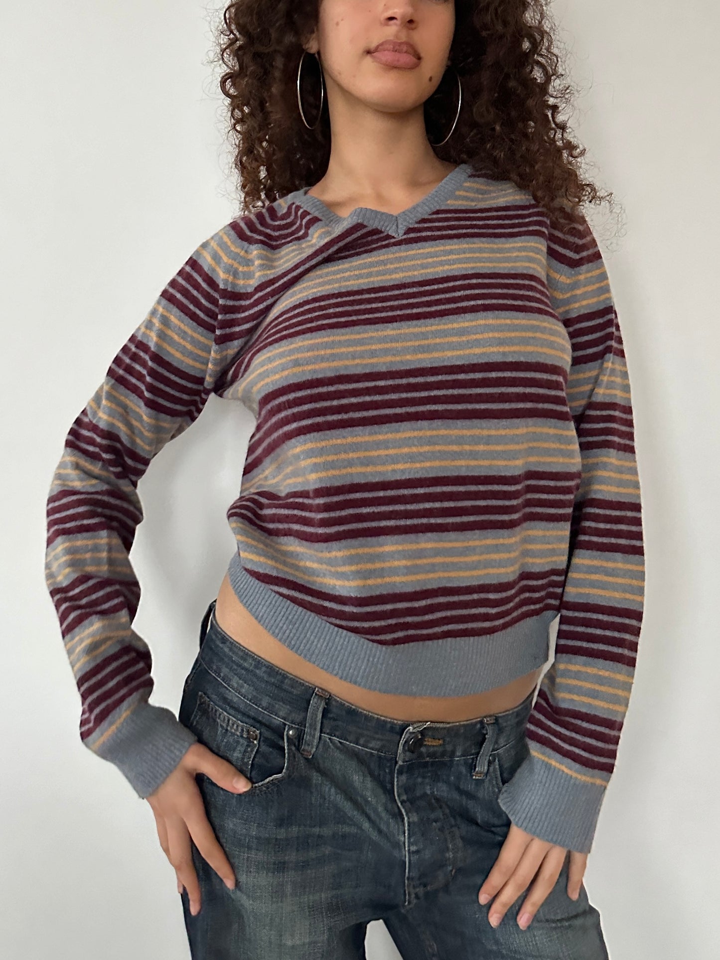 D&G SLOUCHY STRIPED KNIT ◦ SIZE S