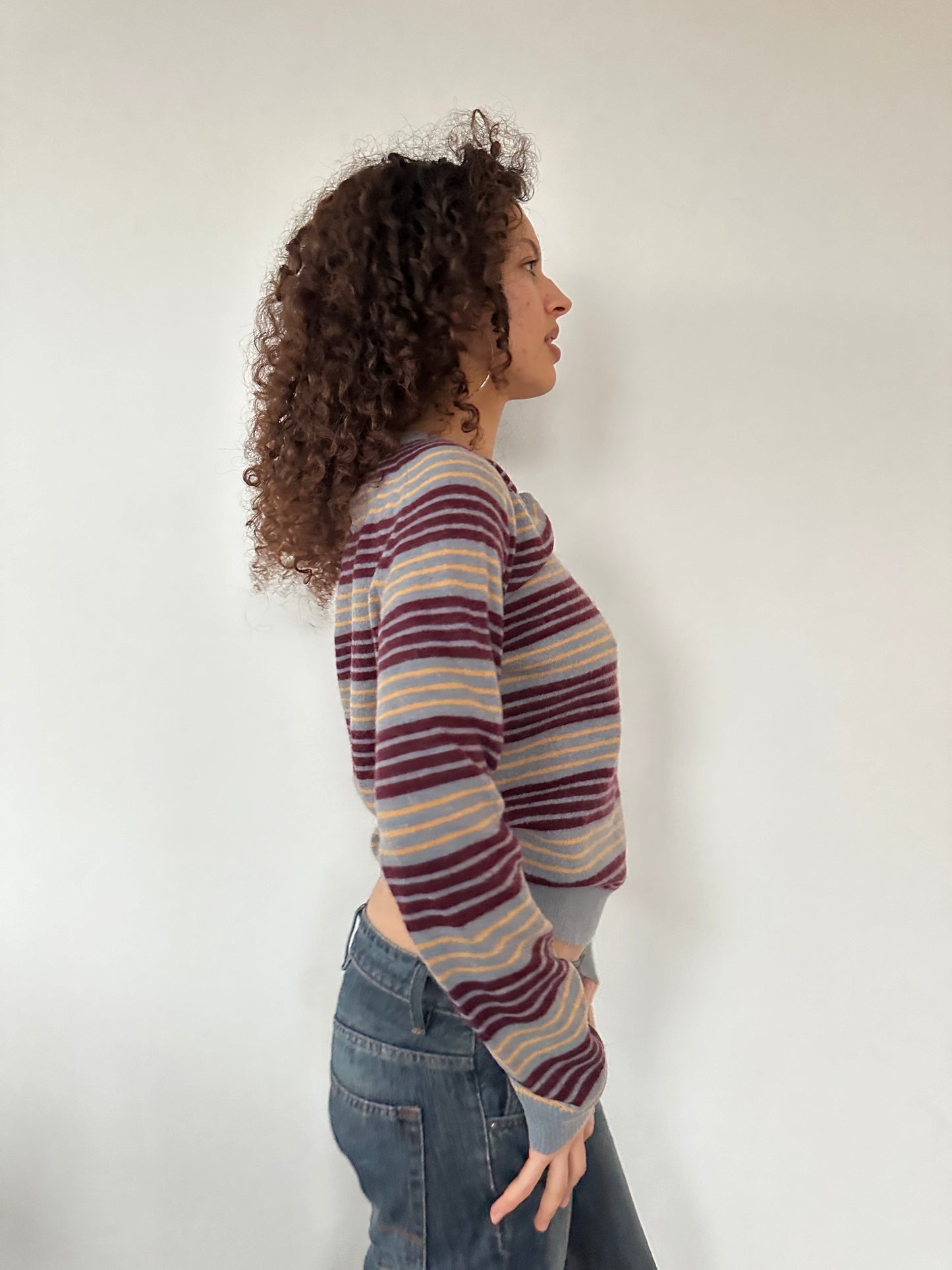 D&G SLOUCHY STRIPED KNIT ◦ SIZE S