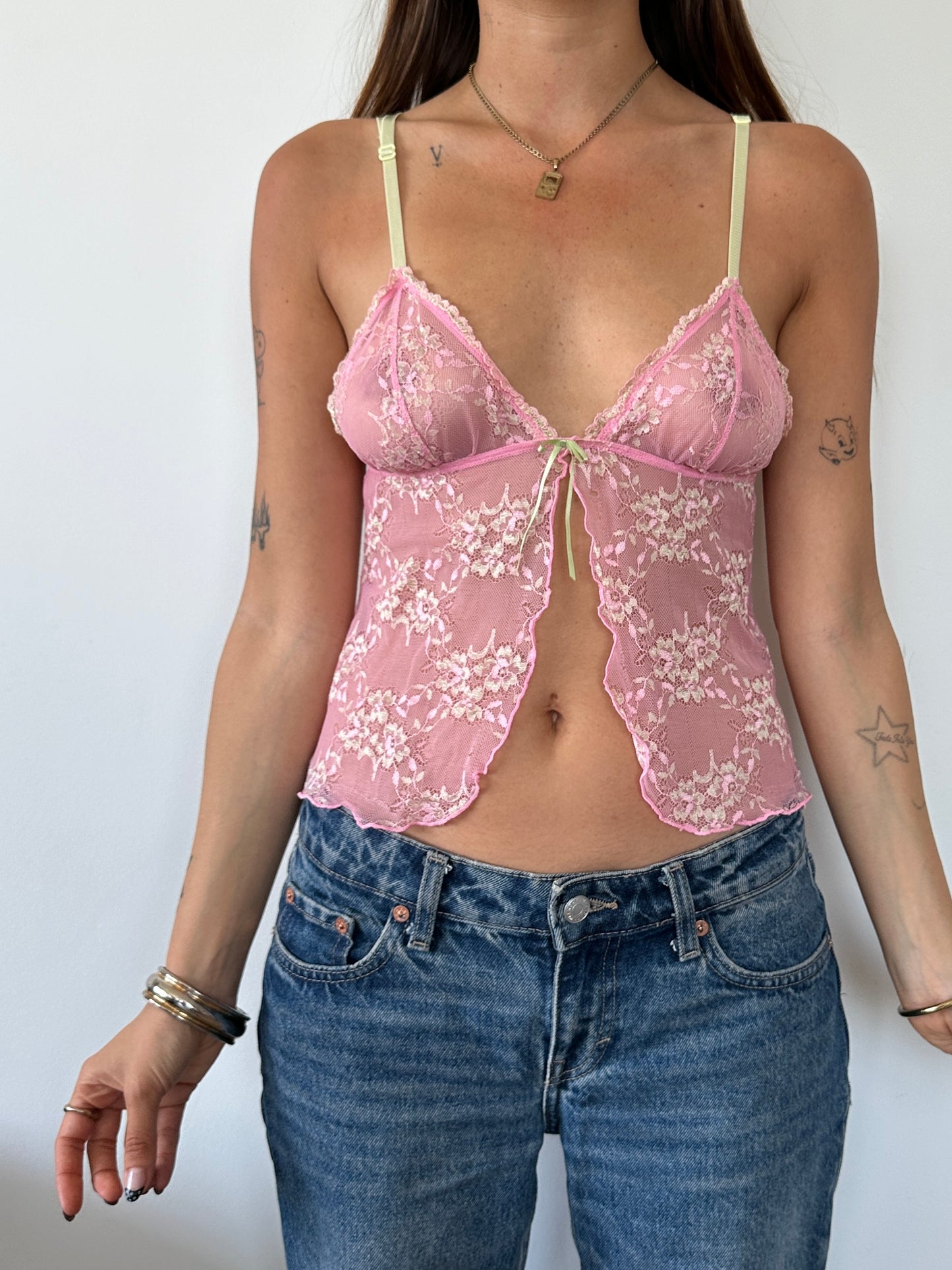 Lace Open Front Cami ⋆ Size XS