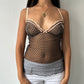 90's D&G Mesh Cami ∙ SIZE S