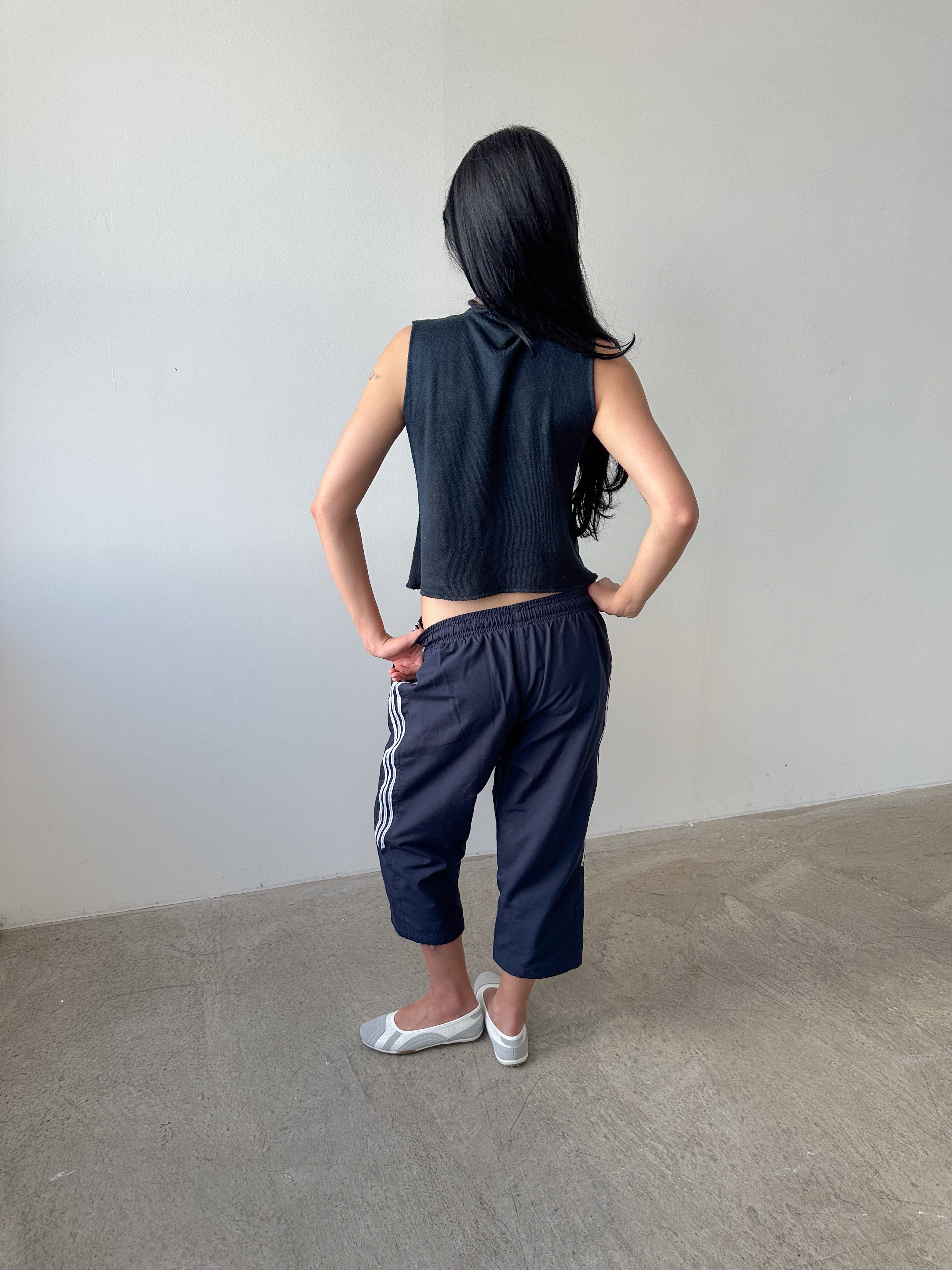 knit high neck tank / size s