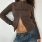 DKNY DUAL ZIP KNIT ◦ SIZE S