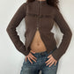 DKNY DUAL ZIP KNIT ◦ SIZE S