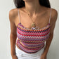 90's Crochet Knit Top ∙ SIZE S