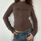 DKNY DUAL ZIP KNIT ◦ SIZE S