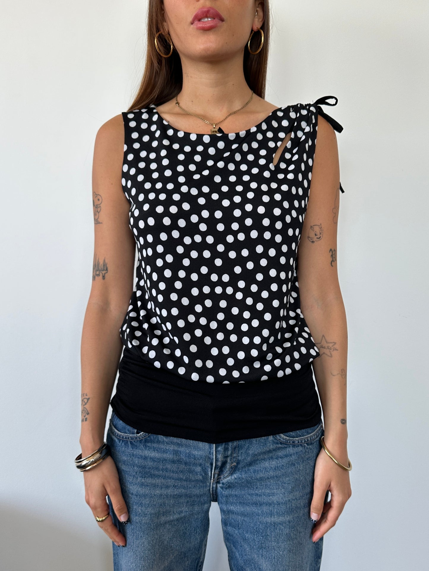 Polka Dot Slouchy Tank ⋆ Size S/M