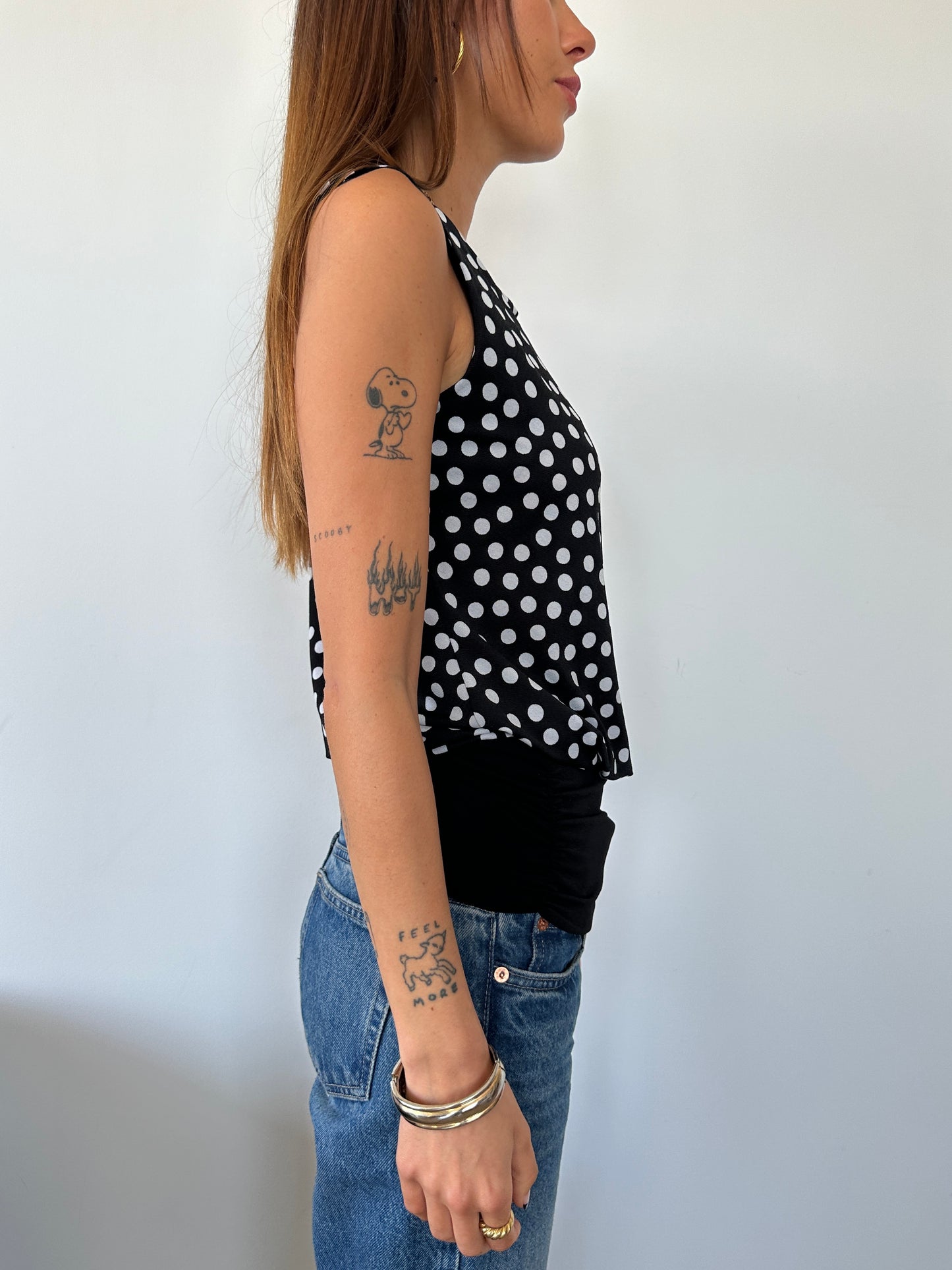 Polka Dot Slouchy Tank ⋆ Size S/M