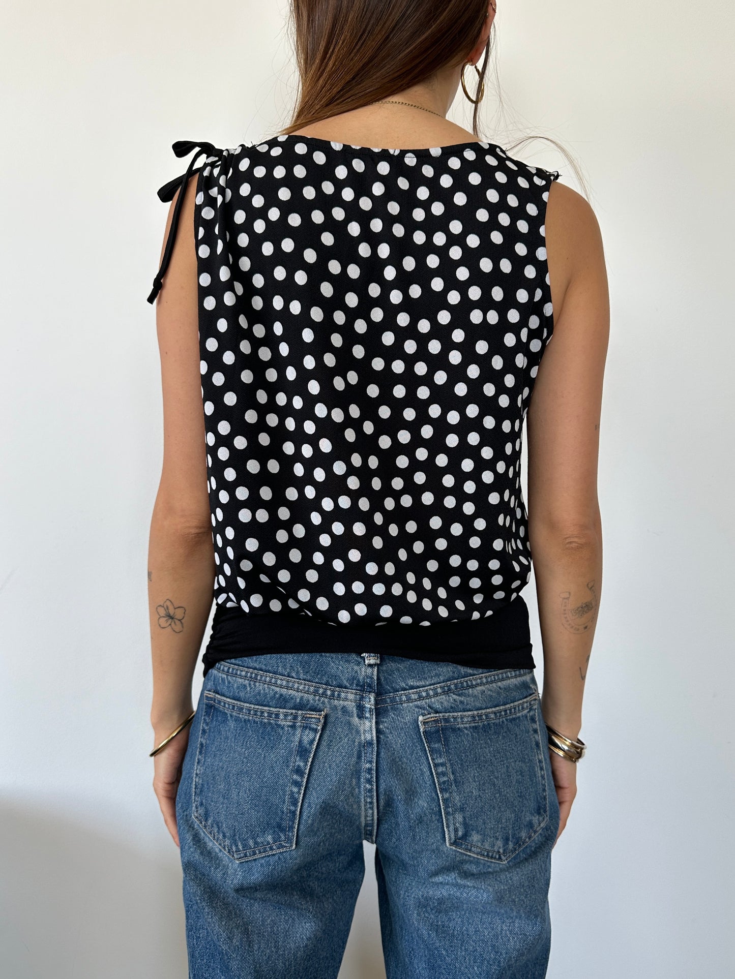 Polka Dot Slouchy Tank ⋆ Size S/M