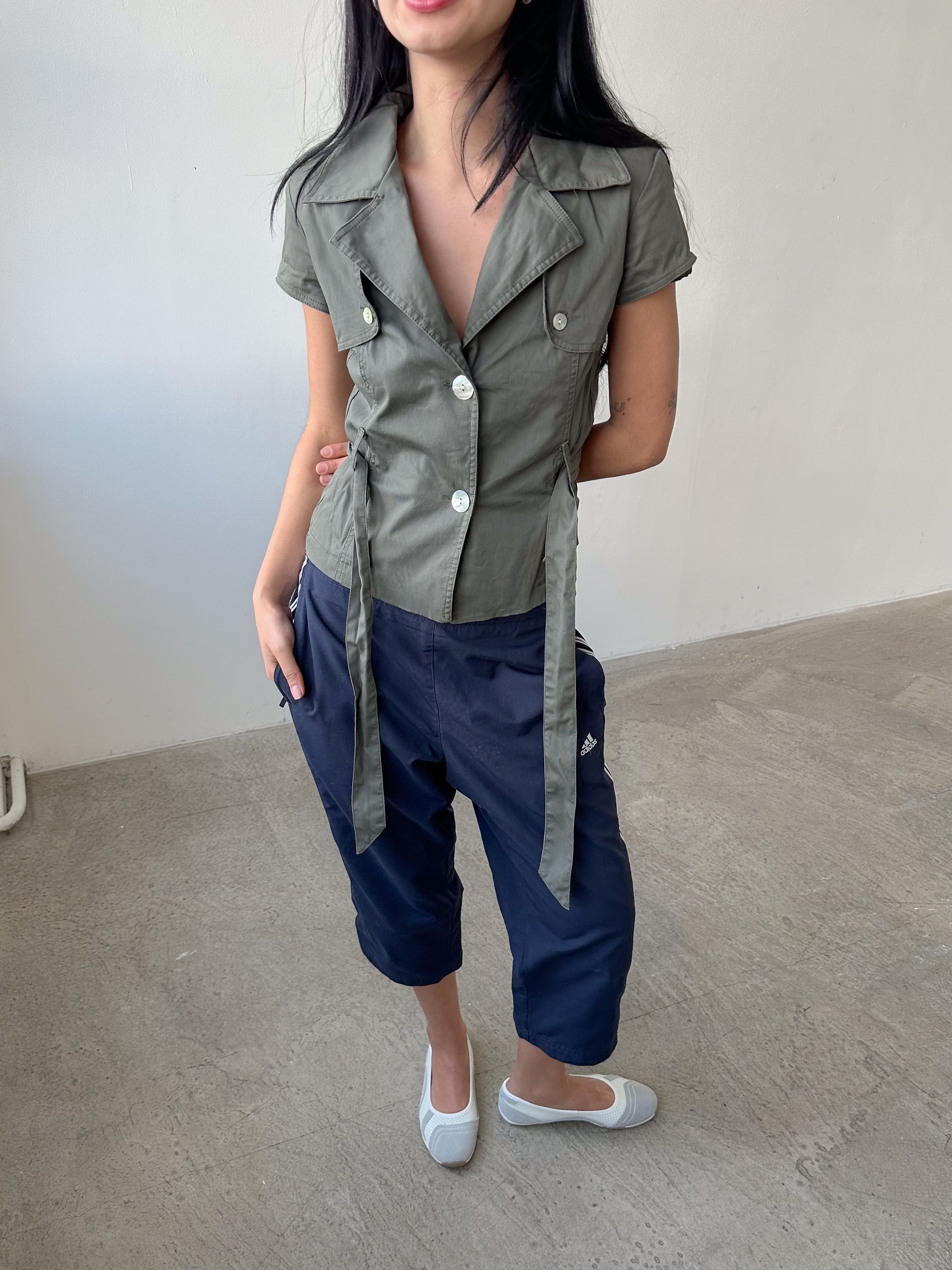 pea coat shirt / size s