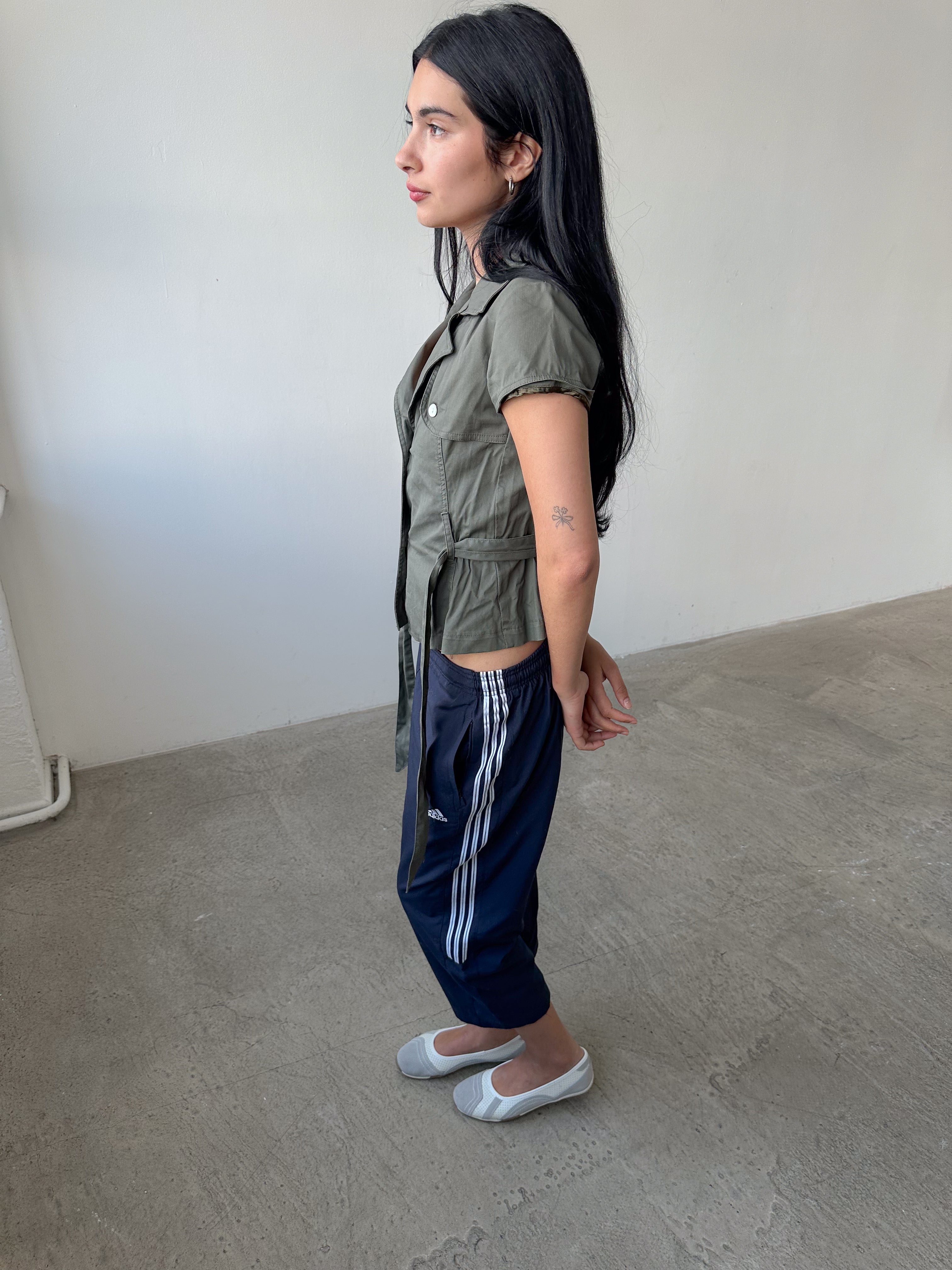 pea coat shirt / size s