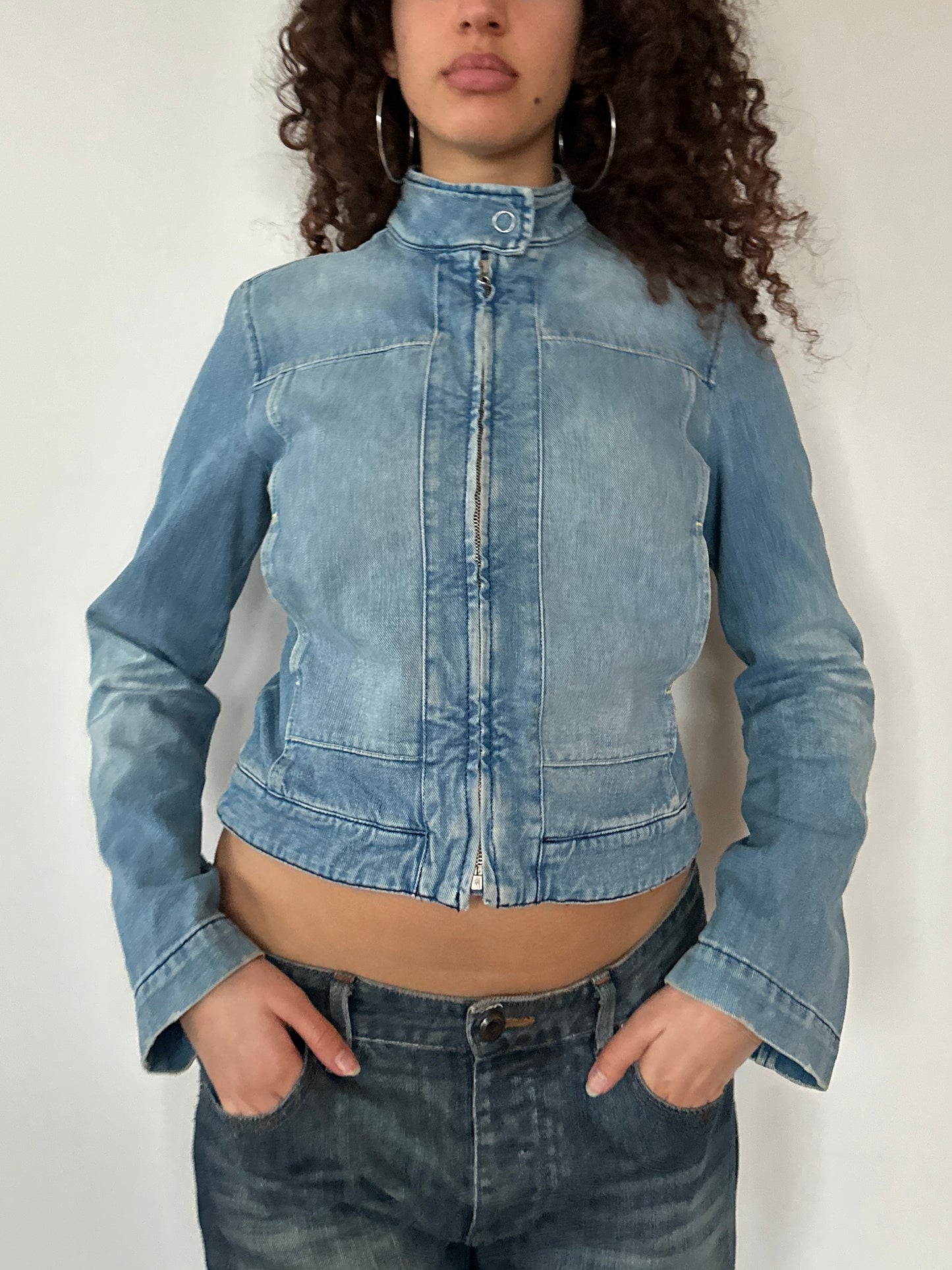 MOTO DENIM JACKET ◦ SIZE XS/S