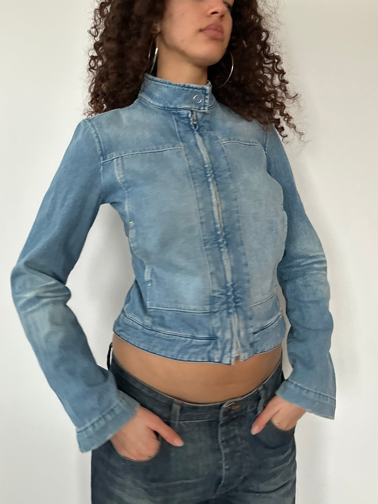 MOTO DENIM JACKET ◦ SIZE XS/S