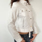 SPORTY LEATHER MOTO JACKET ◦ SIZE S