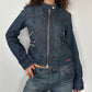 DENIM MOTO JACKET ◦ SIZE S/M