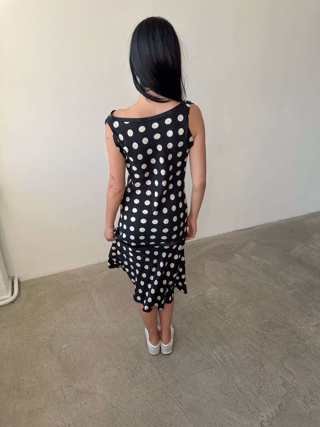 polka dot dress / size m