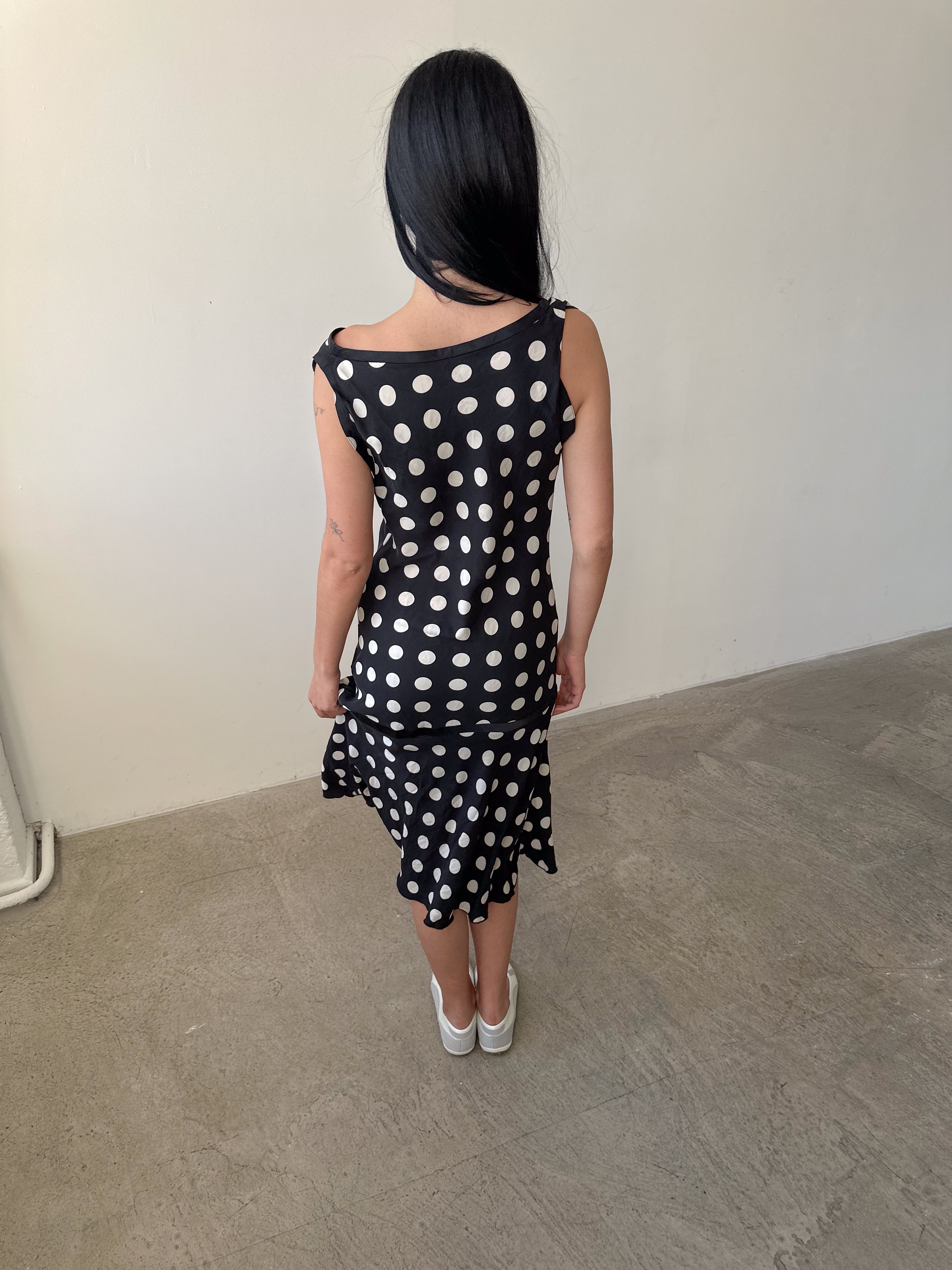 polka dot dress / size m