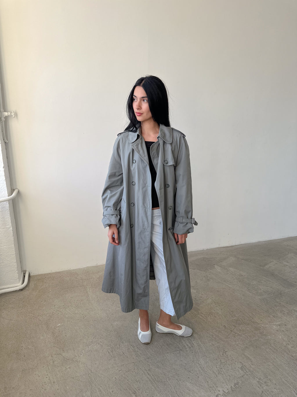 trench coat / size l