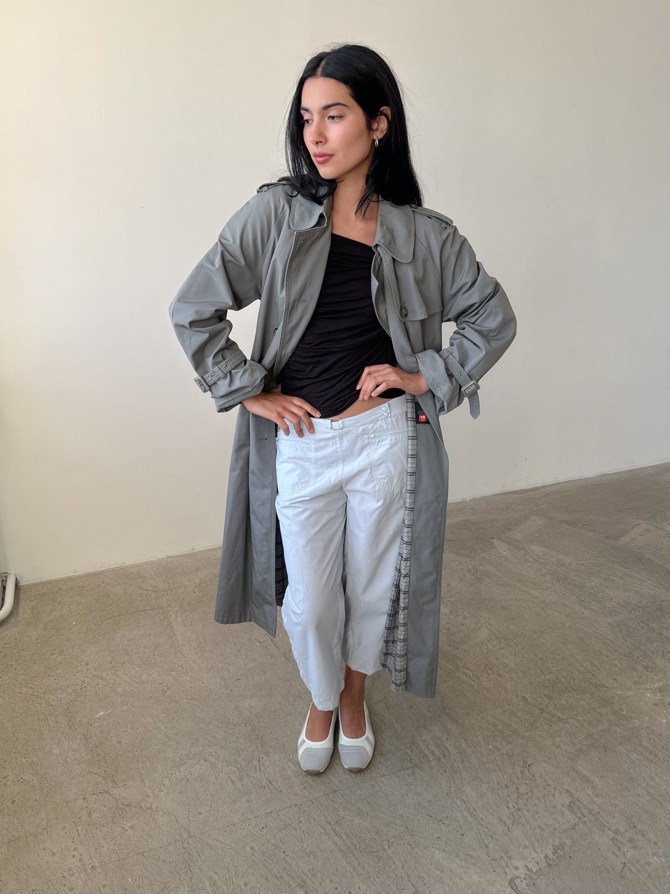 trench coat / size l