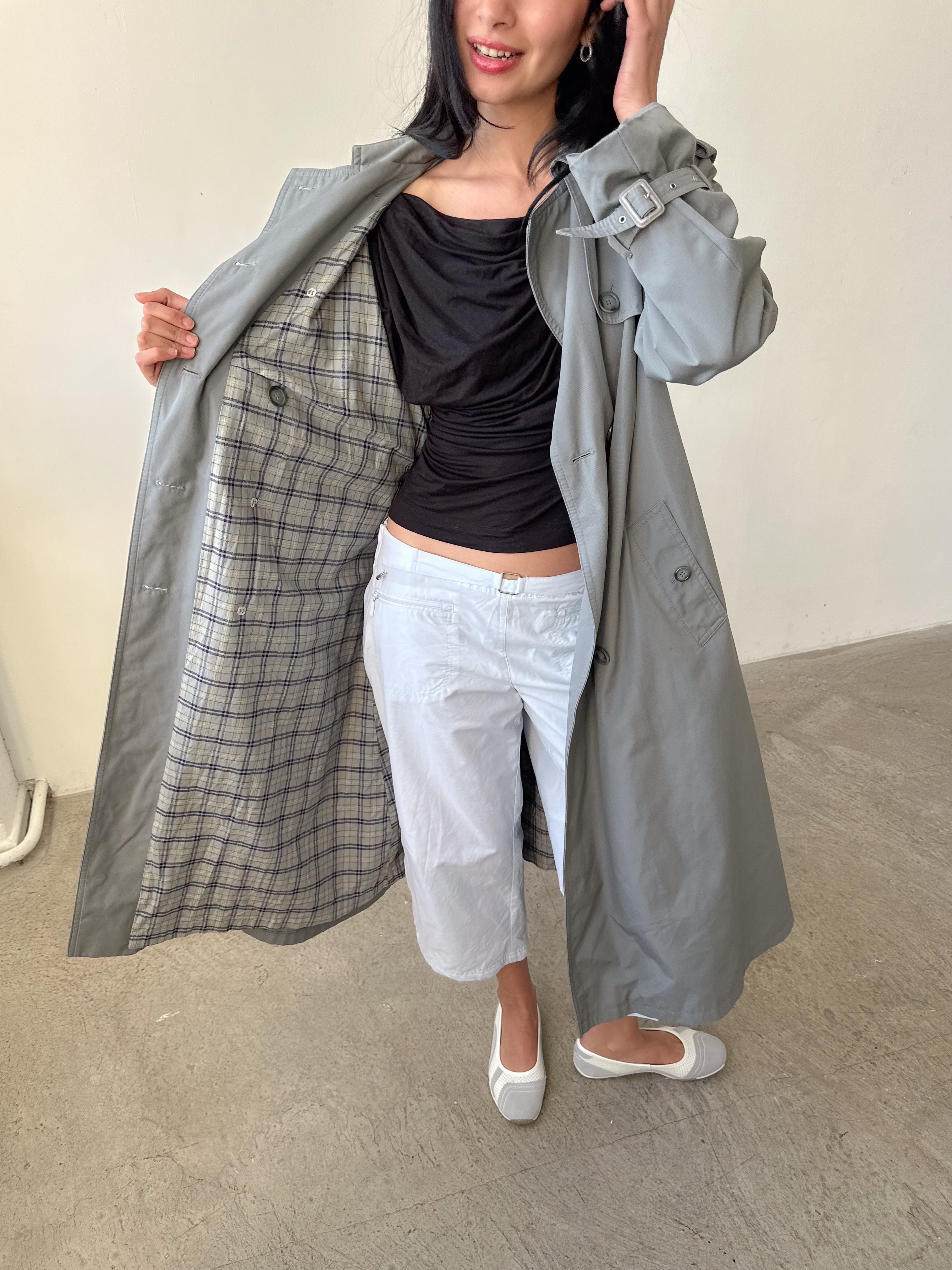 trench coat / size l