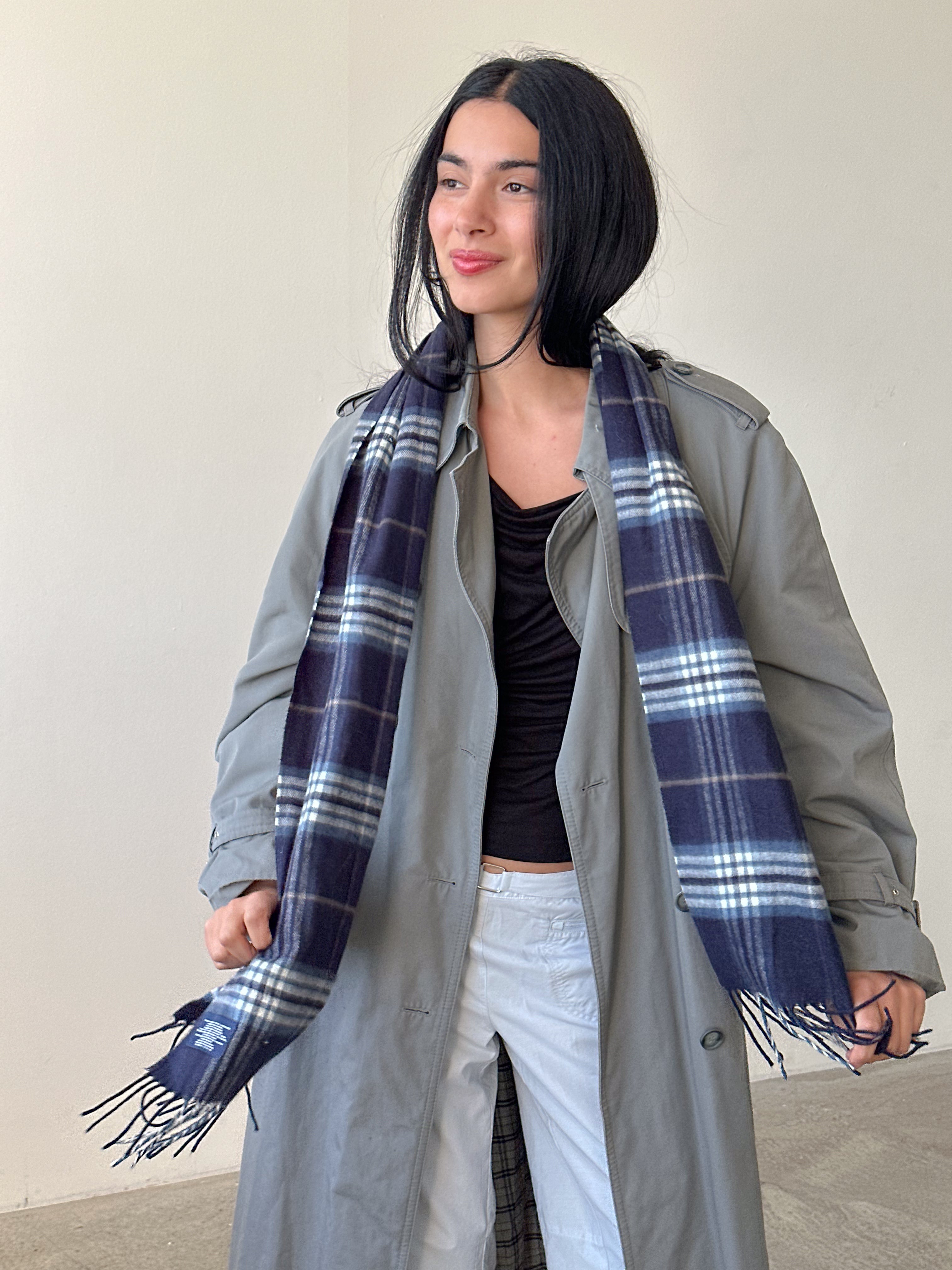 tartan scarf / one size