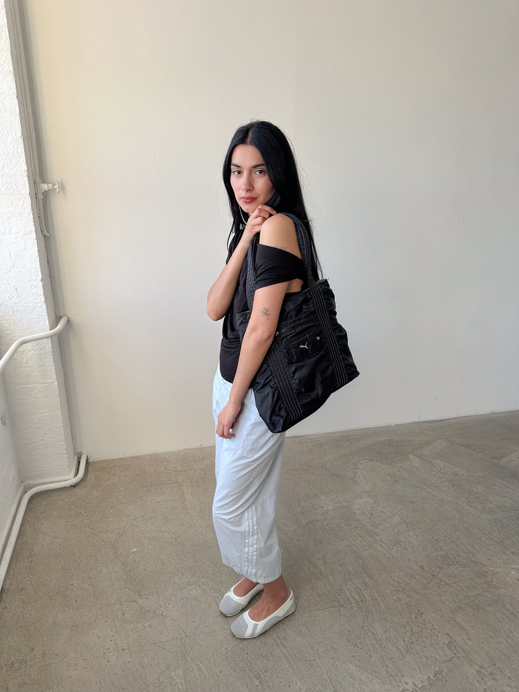 puma ruched bag / one size
