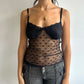 polka dot cami top ⋆ size m