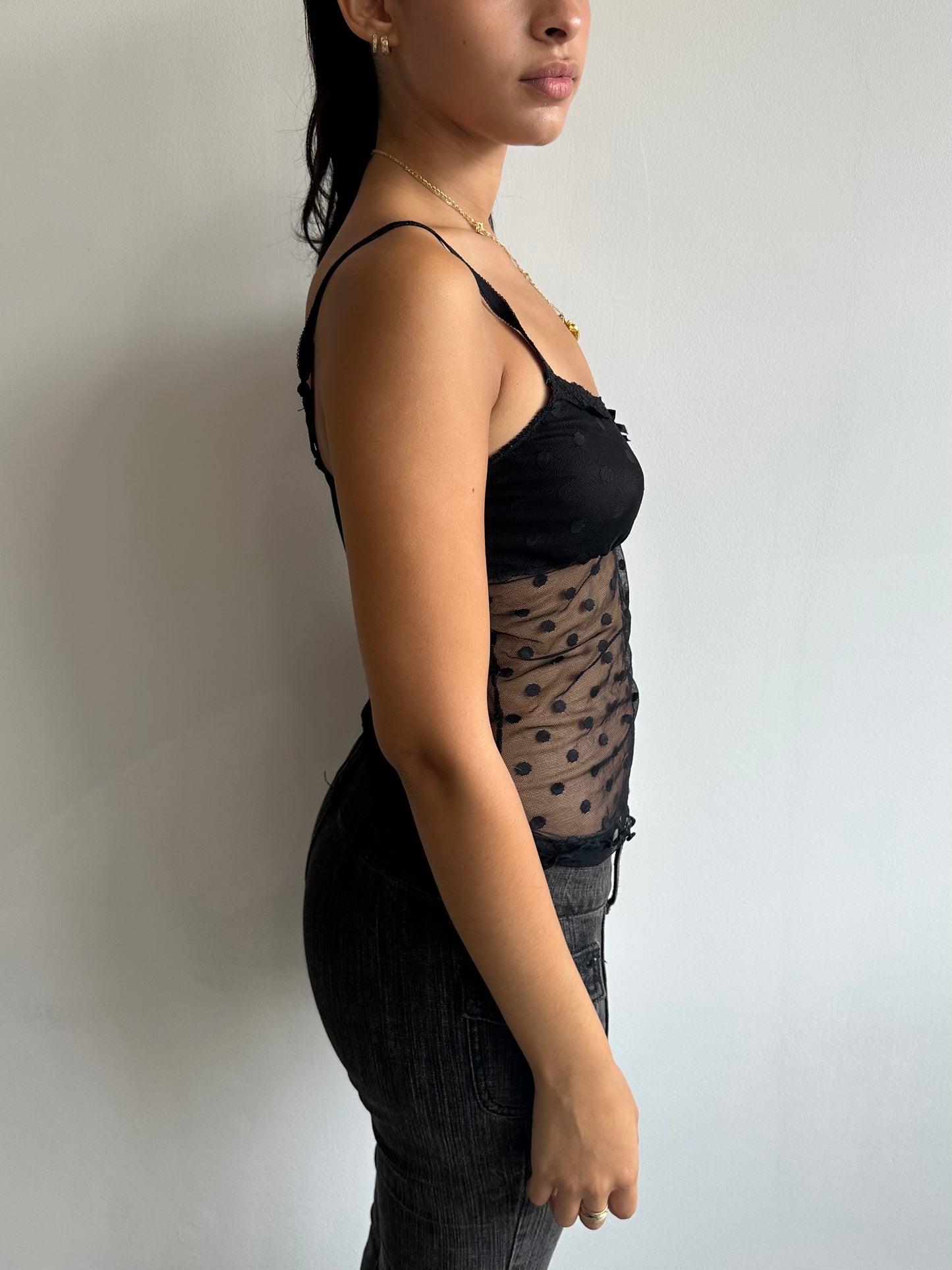 polka dot cami top ⋆ size m