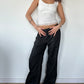 WIDE LEG LINEN TROUSERS ◦ SIZE M