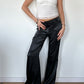 SATIN WIDE LEG TROUSERS ◦ SIZE S