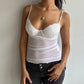 lace + mesh bustier top ⋆ size s/m