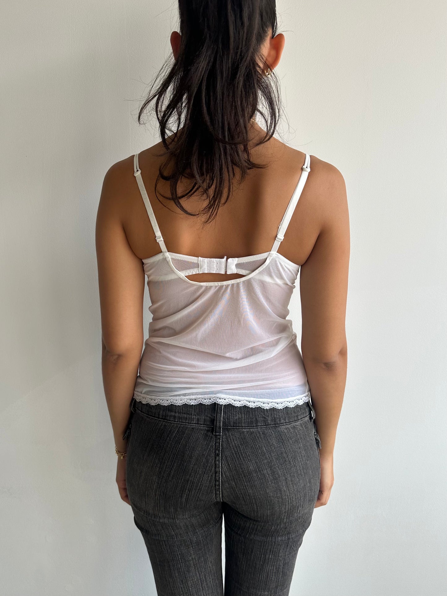 lace + mesh bustier top ⋆ size s/m