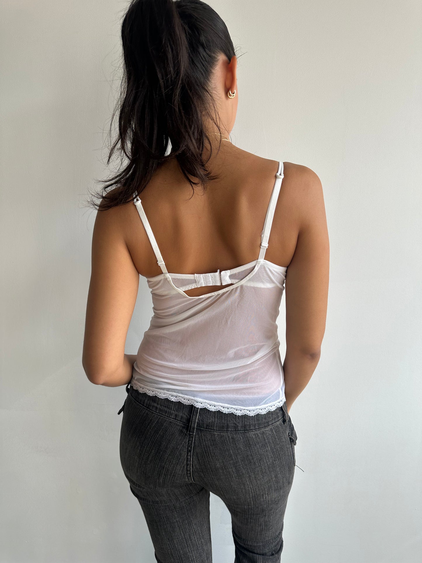 lace + mesh bustier top ⋆ size s/m
