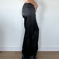 SATIN WIDE LEG TROUSERS ◦ SIZE S