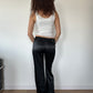 SATIN WIDE LEG TROUSERS ◦ SIZE S