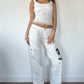 GRAPHIC BAGGY TROUSERS ◦ SIZE S