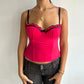 ruched bustier top ⋆ size s