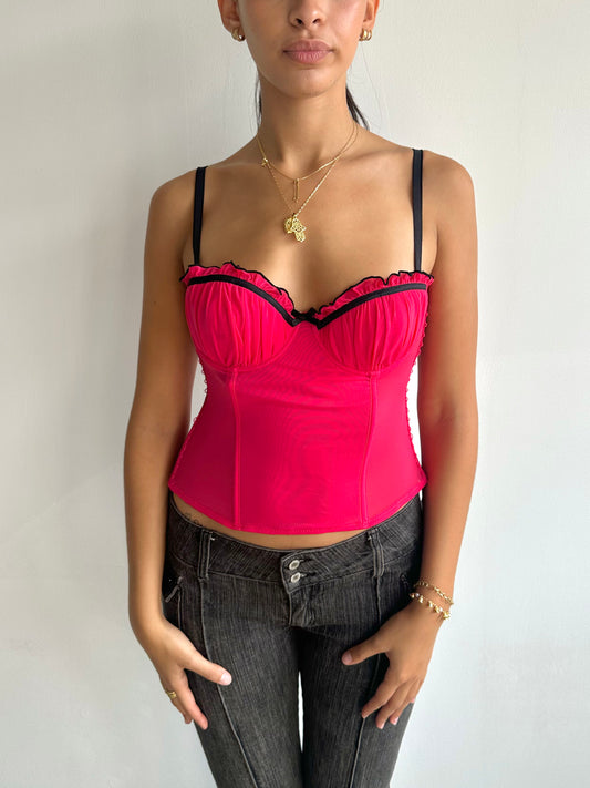 ruched bustier top ⋆ size s