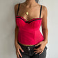 ruched bustier top ⋆ size s
