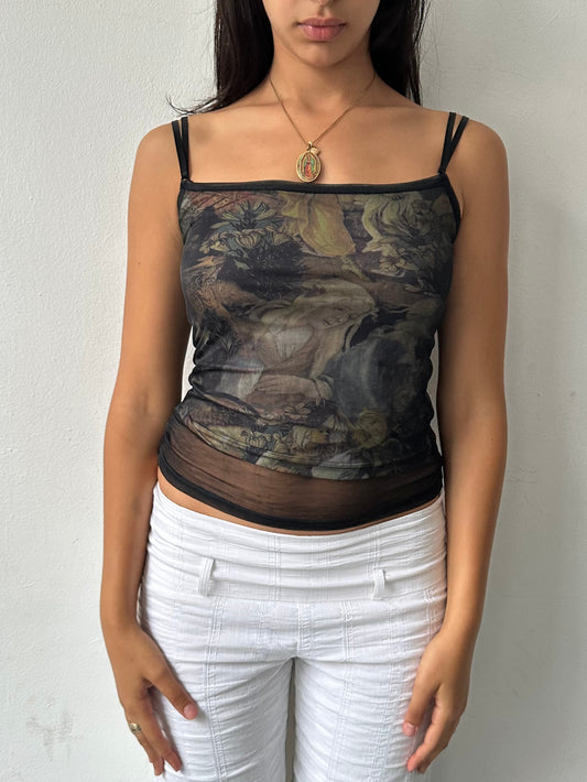 90's Renaissance Mesh Cami ∙ SIZE XS/S