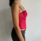 ruched bustier top ⋆ size s