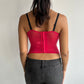 ruched bustier top ⋆ size s